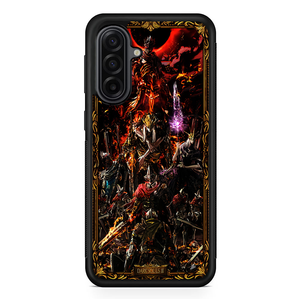 Dark Souls III Poster Samsung Galaxy A17 Case | Durable Rubber Samsung Galaxy A17 Phone Case