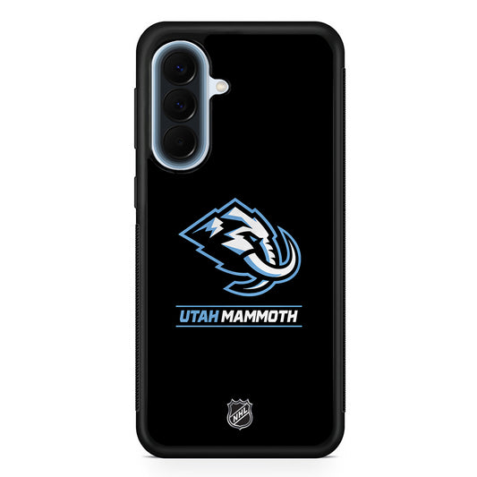 NHL Utah Mammoth Black Samsung Galaxy A57 Case | Slim Samsung Galaxy A57 Protective Case