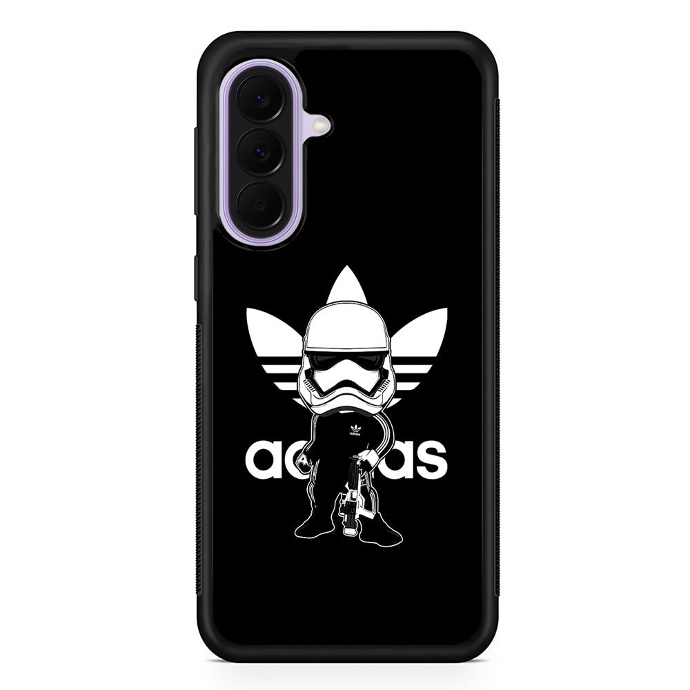 Adidas Chibi Stormtrooper Samsung Galaxy A37 Case | Samsung Galaxy A37 Rubber Protective Case