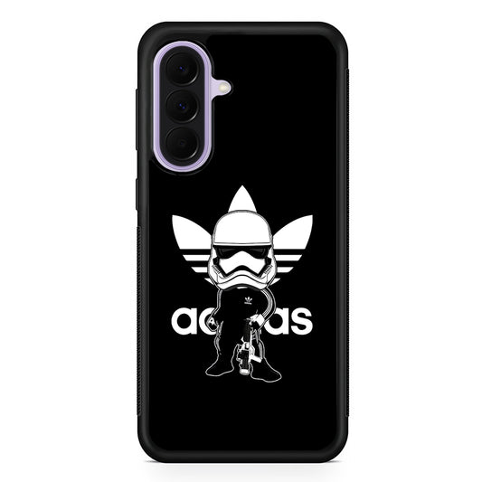 Adidas Chibi Stormtrooper Samsung Galaxy A37 Case | Samsung Galaxy A37 Rubber Protective Case
