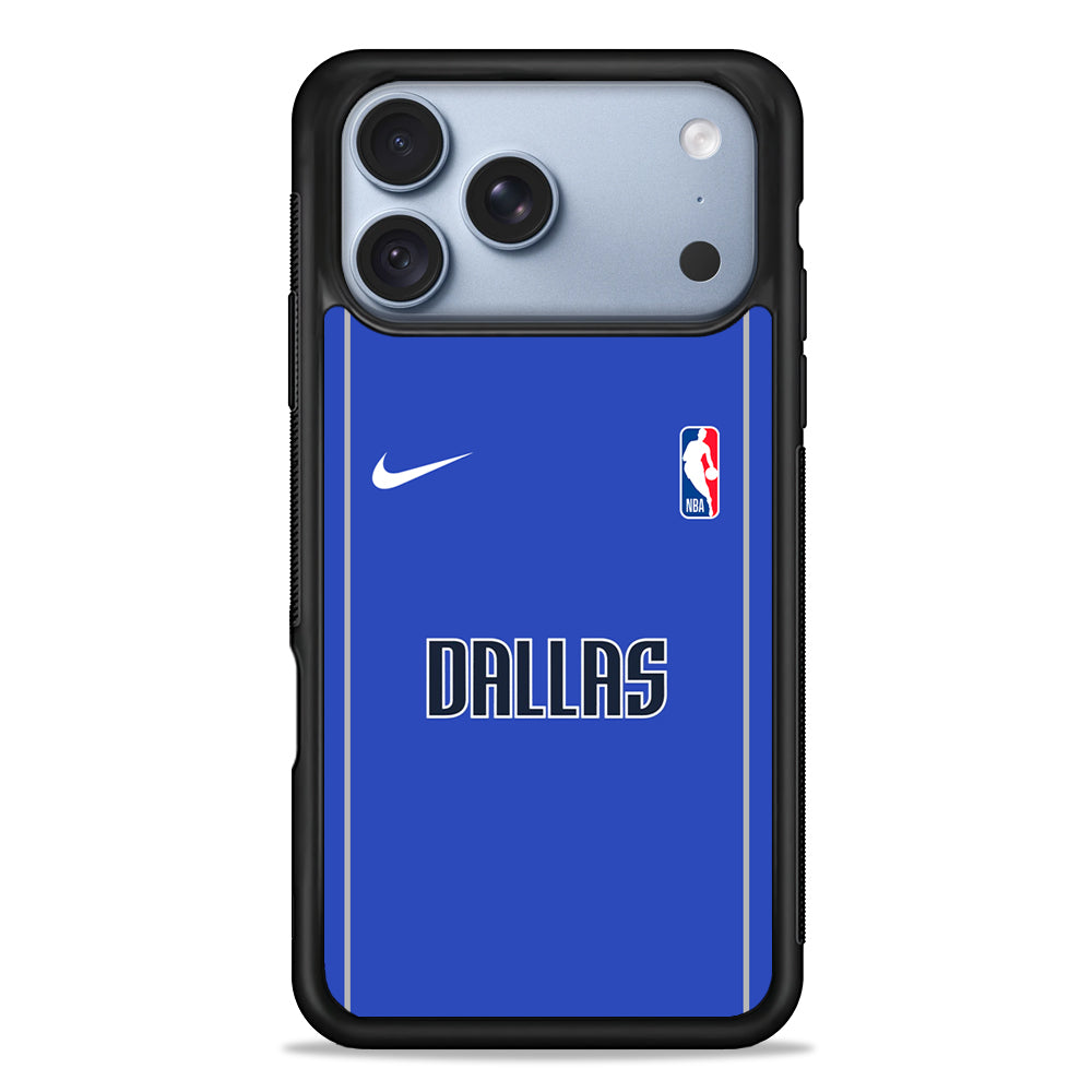 NBA Dallas Mavericks Blue Nike iPhone 18 Pro Case - iPhone 18 Pro Silicone Case