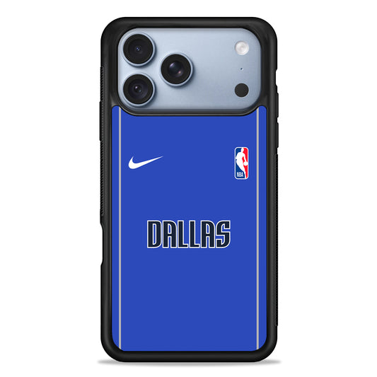 NBA Dallas Mavericks Blue Nike iPhone 18 Pro Case - iPhone 18 Pro Silicone Case