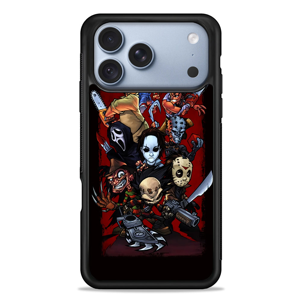 Horror Character Cartoon iPhone 18 Pro Case - iPhone 18 Pro Silicone Case
