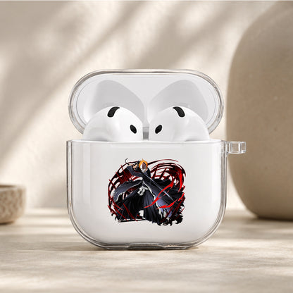 Bleach Ichigo Hollow Mask Protective Apple Airpods 4 Clear Case - Durable Clear Protection