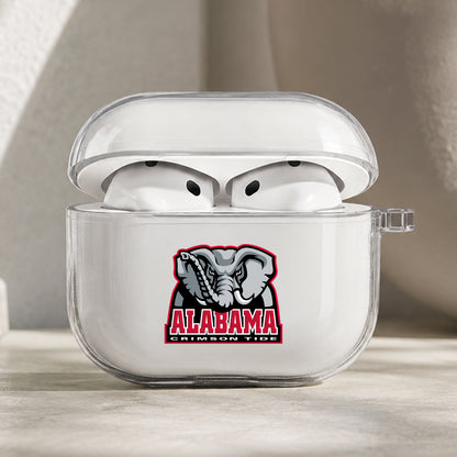 Alabama Crimson Tide Mascot Protective Apple AirPods Pro 3 Clear Case | Shockproof Cover