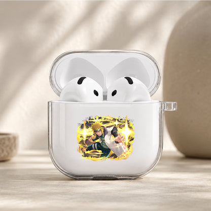 Minato Golden Aura Protective Apple Airpods 4 Clear Case - Durable Clear Protection