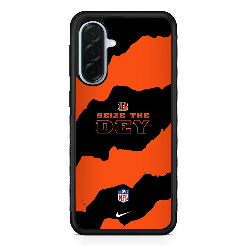 NFL Cincinnati Bengals Nike Samsung Galaxy A36 Case | Durable Samsung Galaxy A36 Protective Case