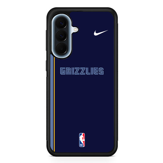 NBA Memphis Grizzlies Navy Nike Samsung Galaxy A57 Case | Slim Samsung Galaxy A57 Protective Case