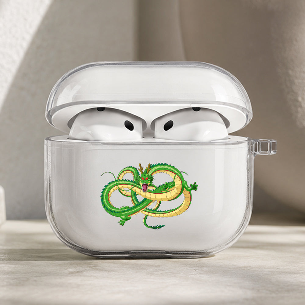 Dragon Ball Shenron Unleashed Protective Apple AirPods Pro 3 Clear Case | Shockproof Cover