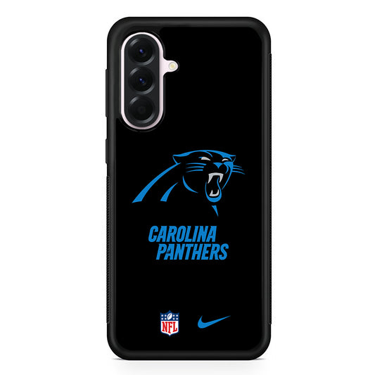 NFL Carolina Panthers Nike Samsung Galaxy A56 Case | Samsung Galaxy A56 Protective Rubber Case