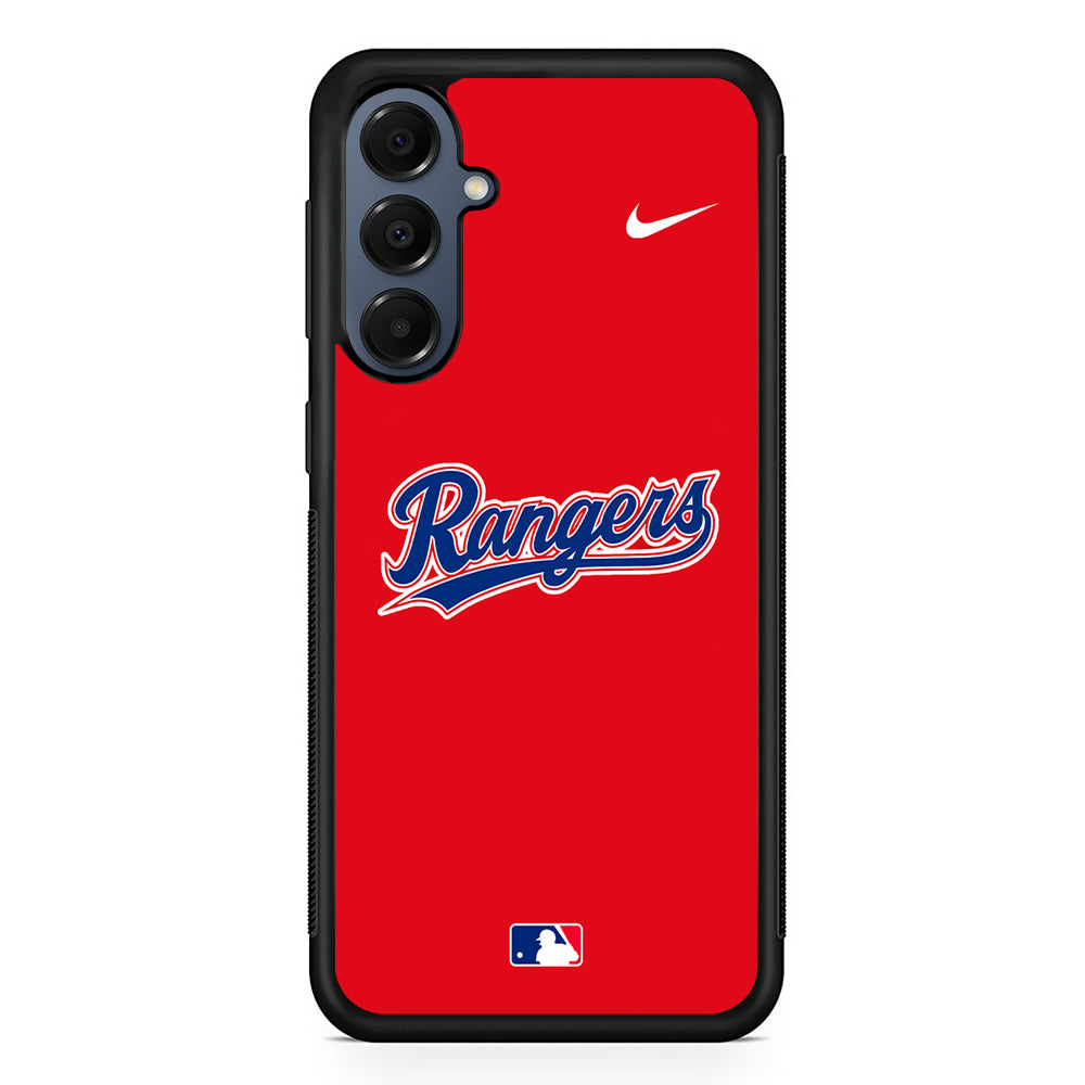 MLB Texas Rangers Red Nike Samsung Galaxy A16 Case | Slim Protective Cover for Samsung Galaxy A16