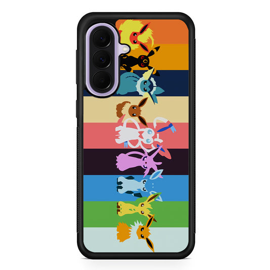 Cute Pokemon Evolutions Samsung Galaxy A37 Case | Samsung Galaxy A37 Rubber Protective Case