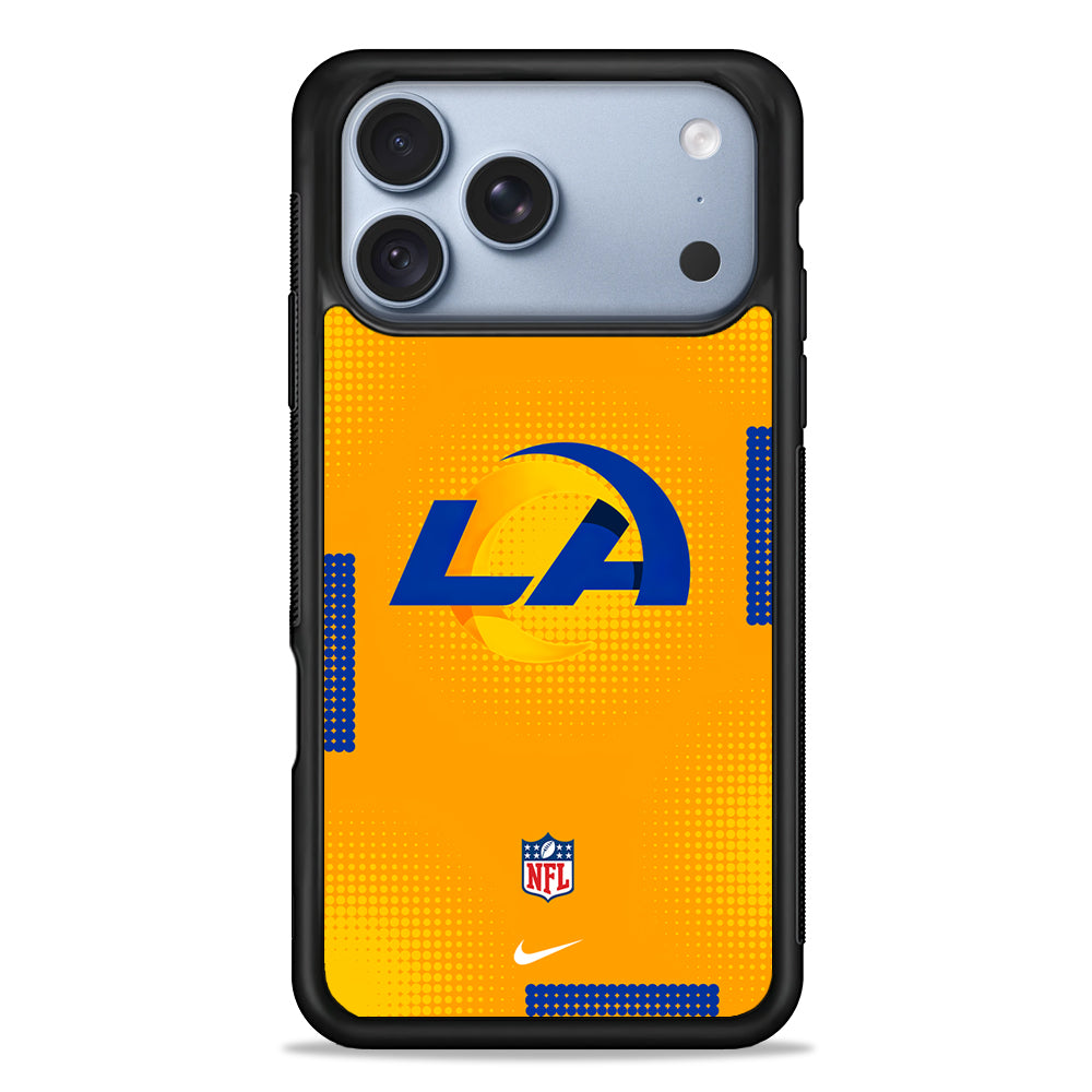 NFL Los Angeles Rams Nike iPhone 18 Pro Case - iPhone 18 Pro Silicone Case