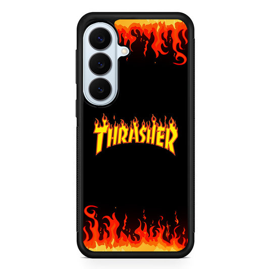 Thrasher in Fire Samsung Galaxy S26 Plus Case | Lightweight Protective Phone Cover