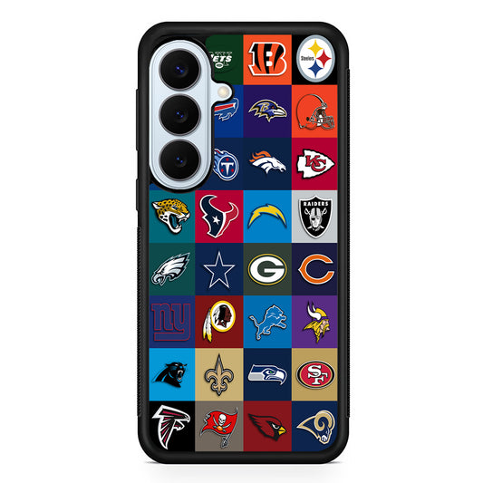 American Football Teams NFL Samsung Galaxy S26 Plus Case | Slim Protective Rubber Cover