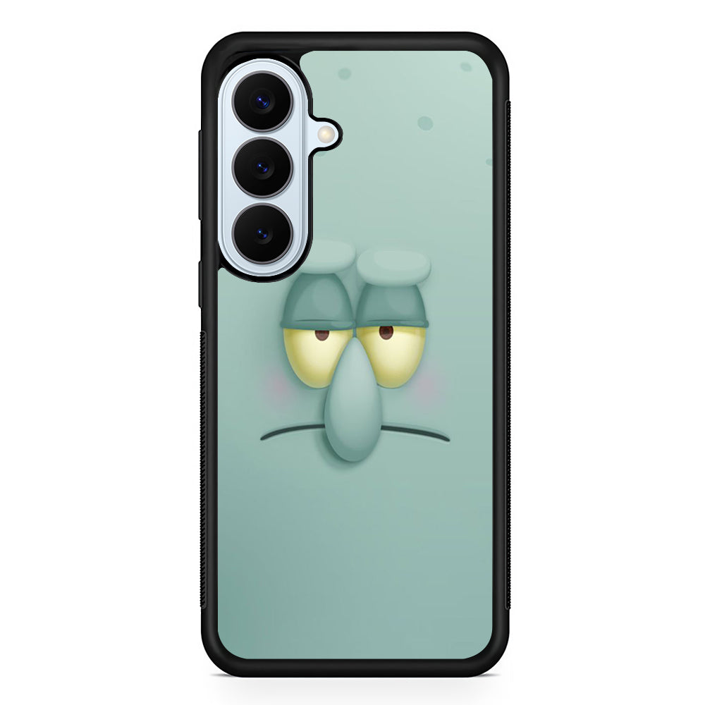 Squidward Tentacles Face Samsung Galaxy S26 Plus Case | Slim Protective Rubber Cover