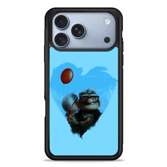 UP Ellie Kissing Carl iPhone 18 Pro Case - iPhone 18 Pro Silicone Case