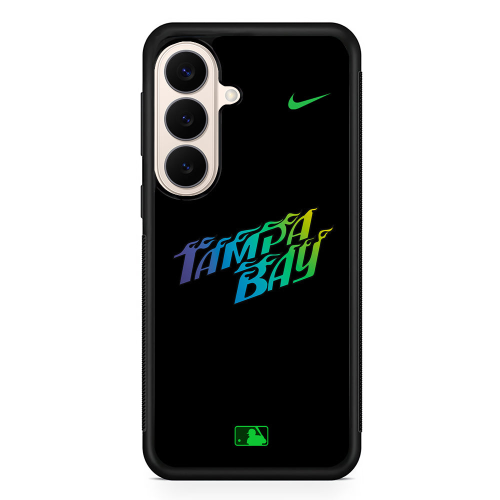 MLB Tampa Bay Rays Black Nike Samsung Galaxy S26 Case – Slim Protective Phone Cover