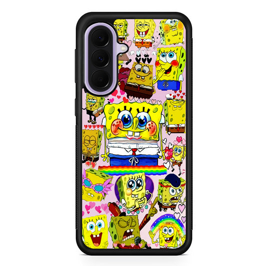 Spongebob Cute Character Samsung Galaxy A37 Case | Samsung Galaxy A37 Rubber Protective Case
