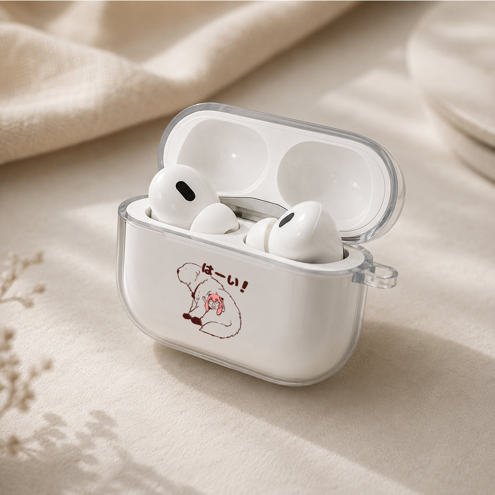 Anya and Bond Protective Apple AirPods Pro 3 Clear Case | Shockproof Cover