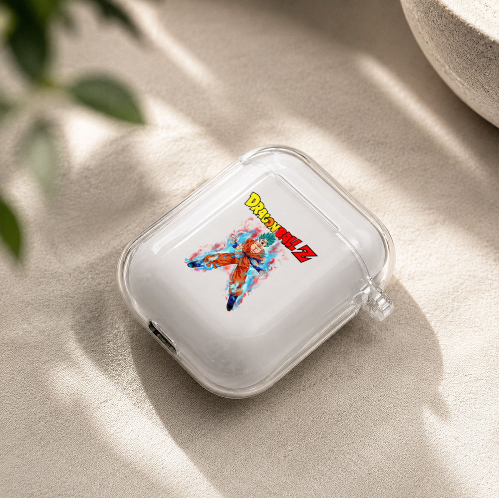 Goku Super Saiyan Blue Protective Clear Case Cover For Apple Airpods | Soft Silicone AirPods 1 / 2 Case | Protective Cover
