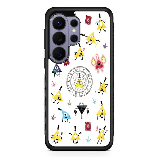 Gravity Falls Bill Cipher Doodle Samsung Galaxy S26 Ultra Case | Protective Rubber Cover