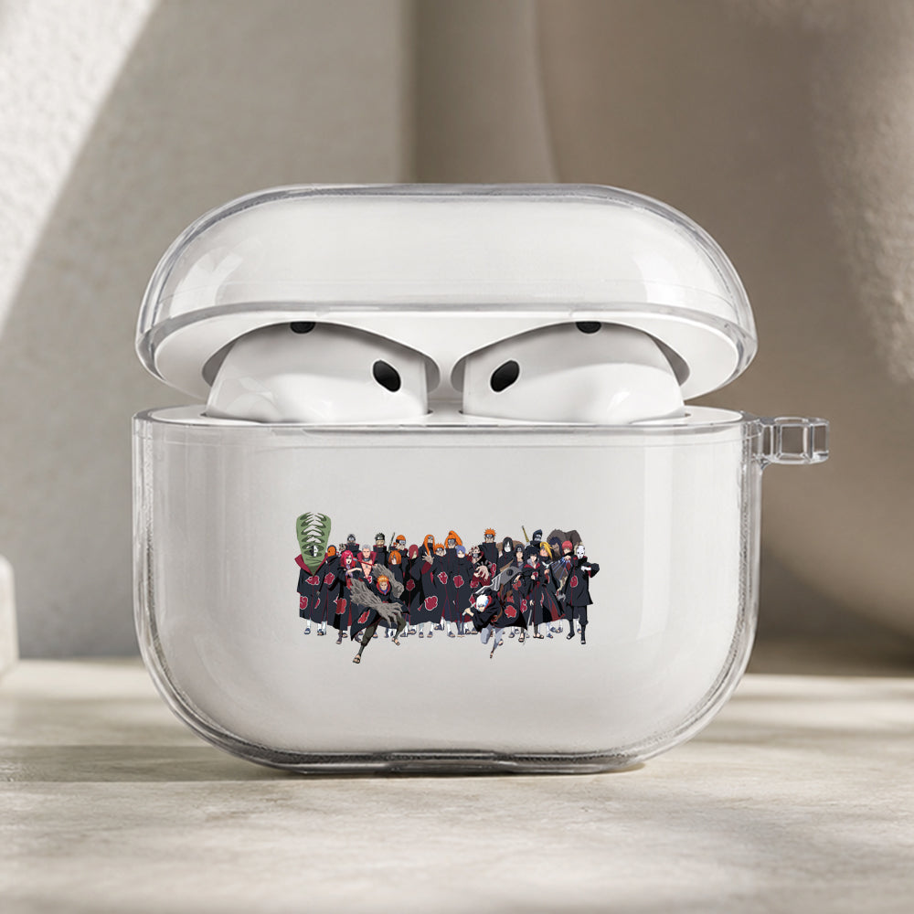 Akatsuki full Team Protective Apple AirPods Pro 3 Clear Case | Shockproof Cover