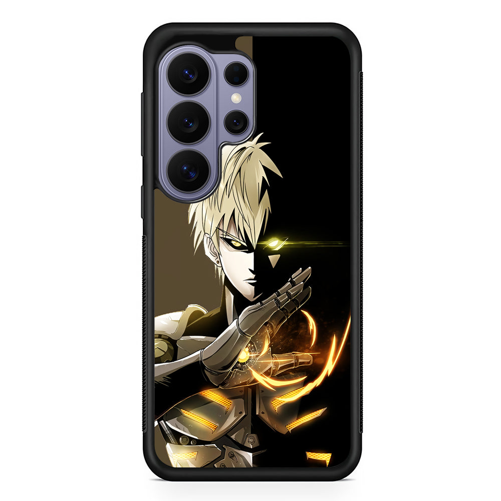 One Punch Man Genos Cyborg Samsung Galaxy S26 Ultra Case | Protective Rubber Cover