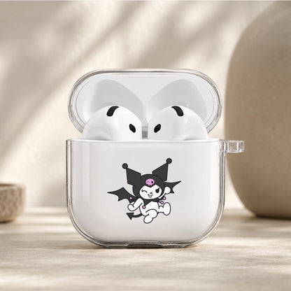 Kuromi is Dancing Protective Apple Airpods 4 Clear Case - Durable Clear Protection