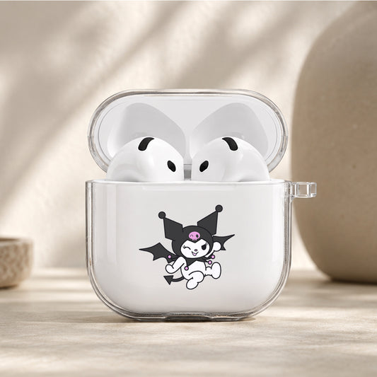 Kuromi is Dancing Protective Apple Airpods 4 Clear Case - Durable Clear Protection