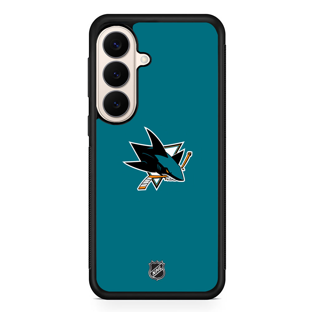 NHL San Jose Sharks Team Samsung Galaxy S26 Case | Durable Protective Rubber Cover