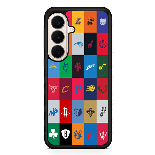 NBA Team Logos Samsung Galaxy S26 Case | Durable Protective Rubber Cover