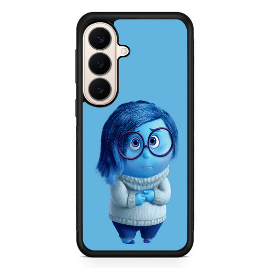 Inside Out Sadness Blue Samsung Galaxy S26 Case | Durable Protective Rubber Cover