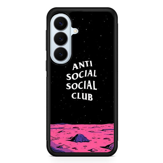 Anti Social Club Moon Samsung Galaxy S26 Plus Case | Slim Protective Rubber Cover