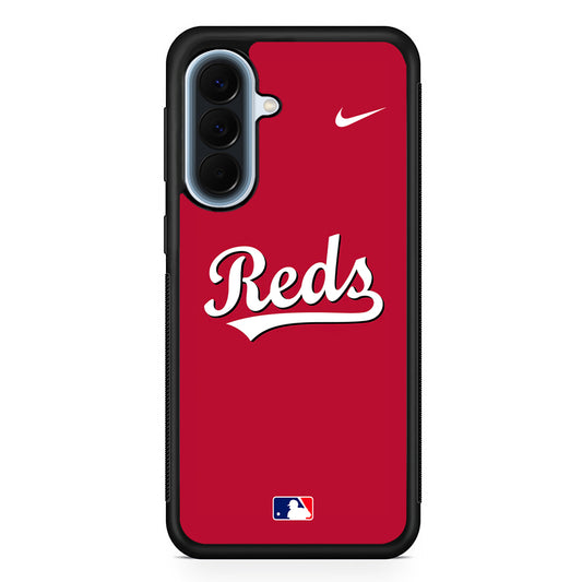 MLB Cincinnati Reds Red Nike Samsung Galaxy A57 Case | Slim Samsung Galaxy A57 Protective Case