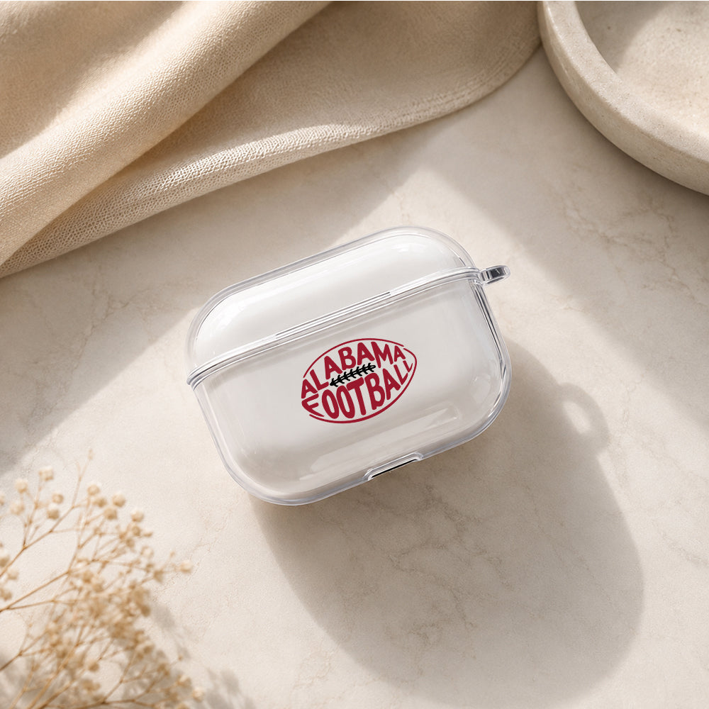 Alabama Crimson Tide Spirit Protective Apple AirPods Pro 3 Clear Case | Shockproof Cover