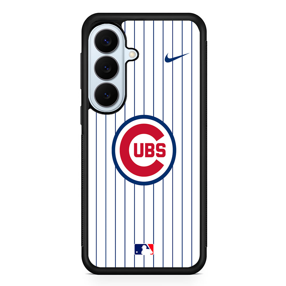 MLB Chicago Cubs White Nike Samsung Galaxy S26 Plus Case | Lightweight Protective Phone Cover