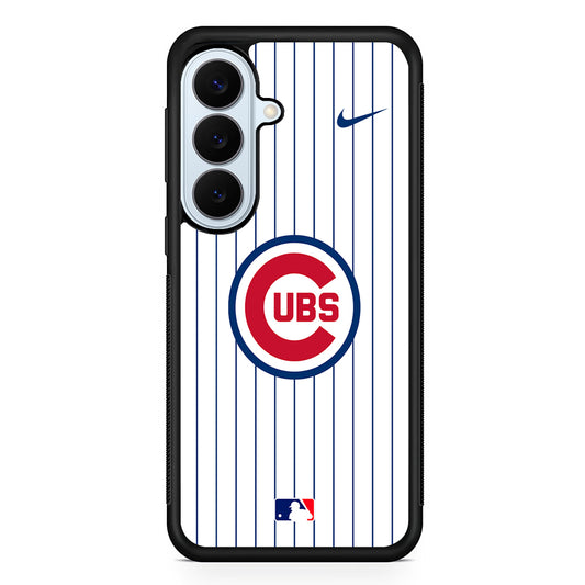 MLB Chicago Cubs White Nike Samsung Galaxy S26 Plus Case | Lightweight Protective Phone Cover