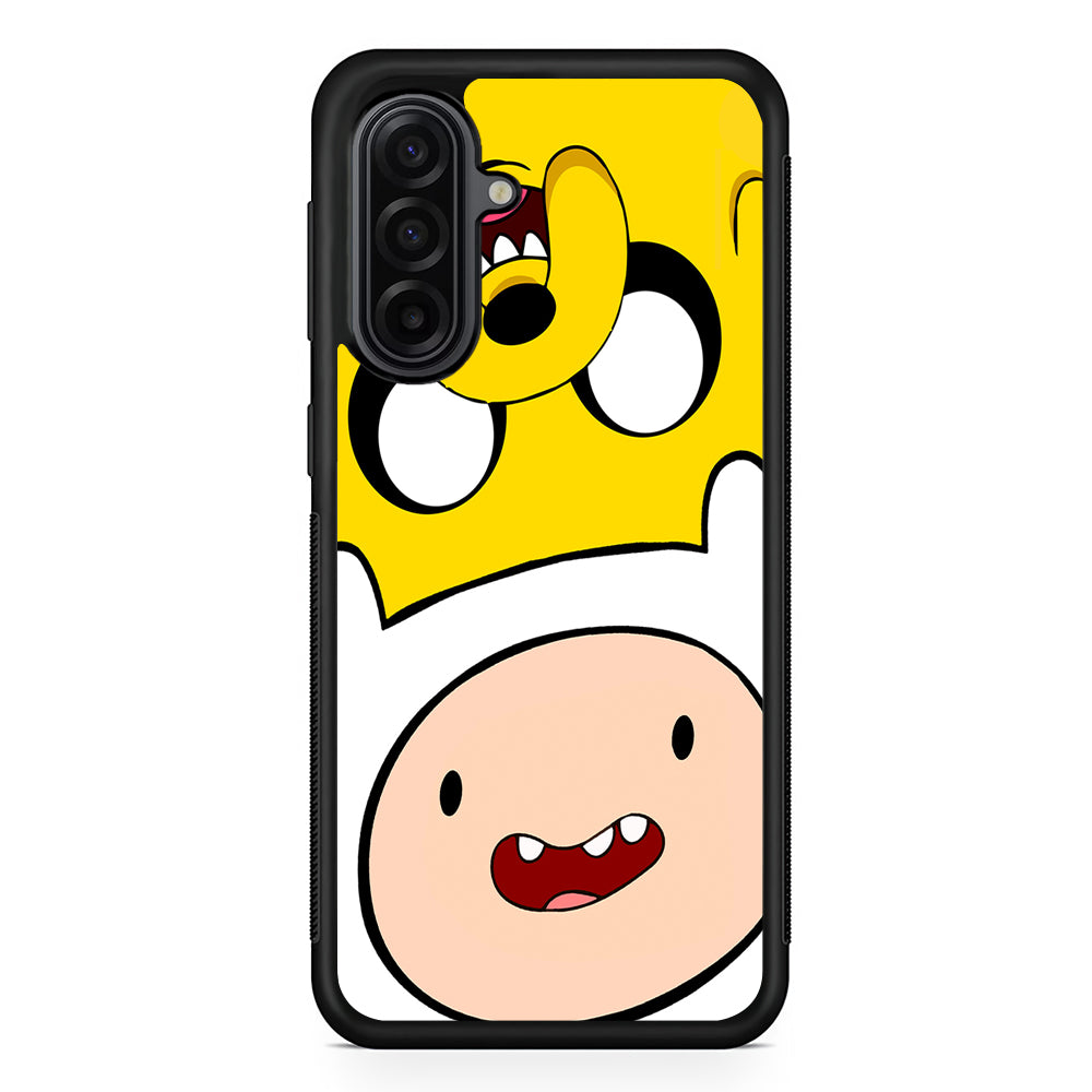 Finn and Jake Adventure Time Samsung Galaxy A17 Case | Durable Rubber Samsung Galaxy A17 Phone Case