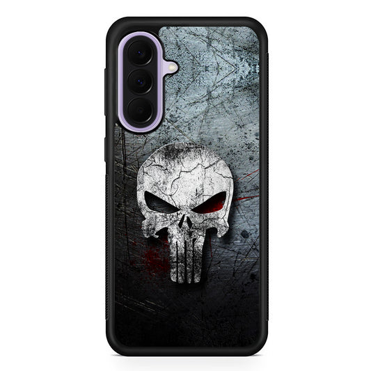 The Punisher Logo Samsung Galaxy A37 Case | Samsung Galaxy A37 Rubber Protective Case