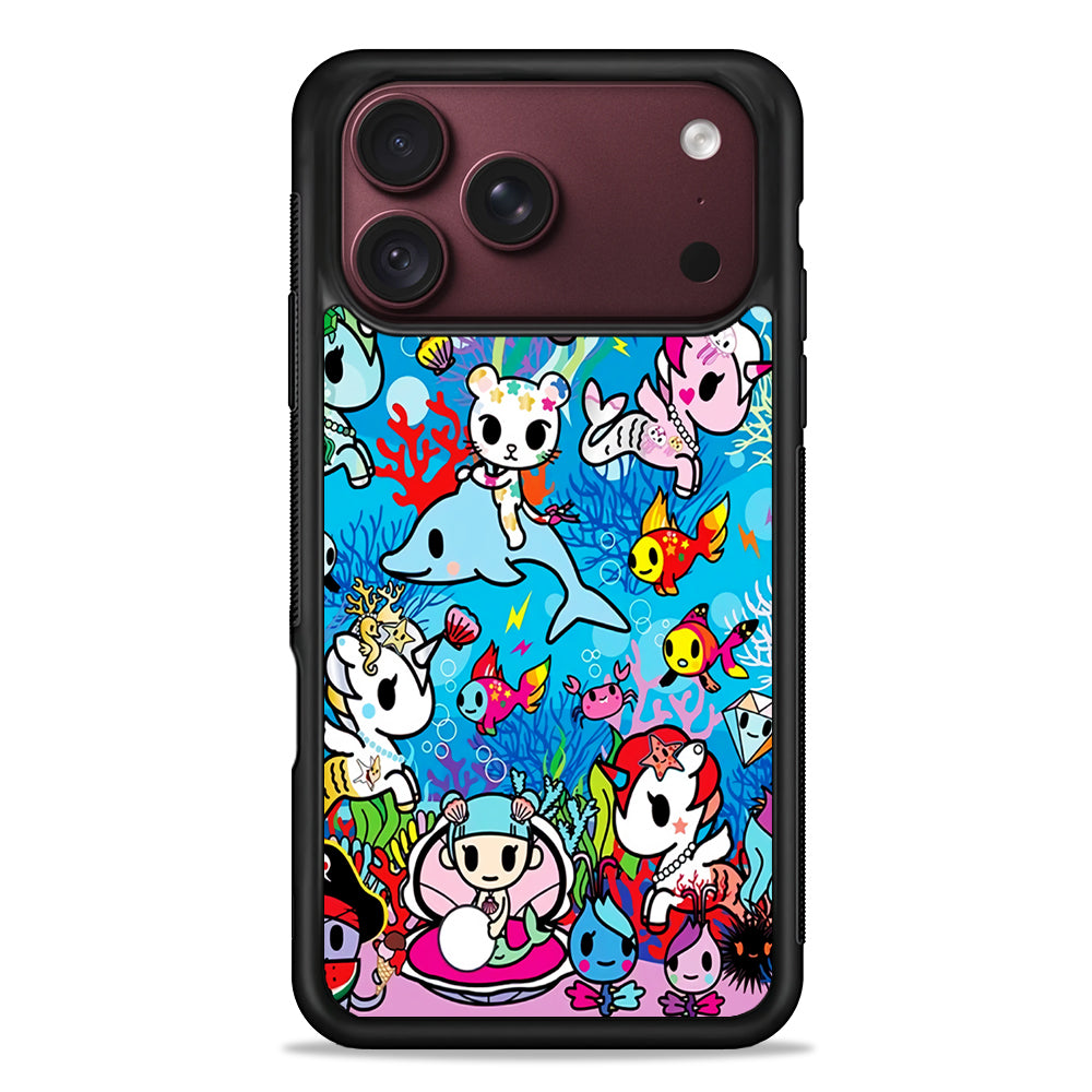 Tokidoki Sea Unicorn iPhone 18 Pro Max Case – Slim Silicone Protective Cover
