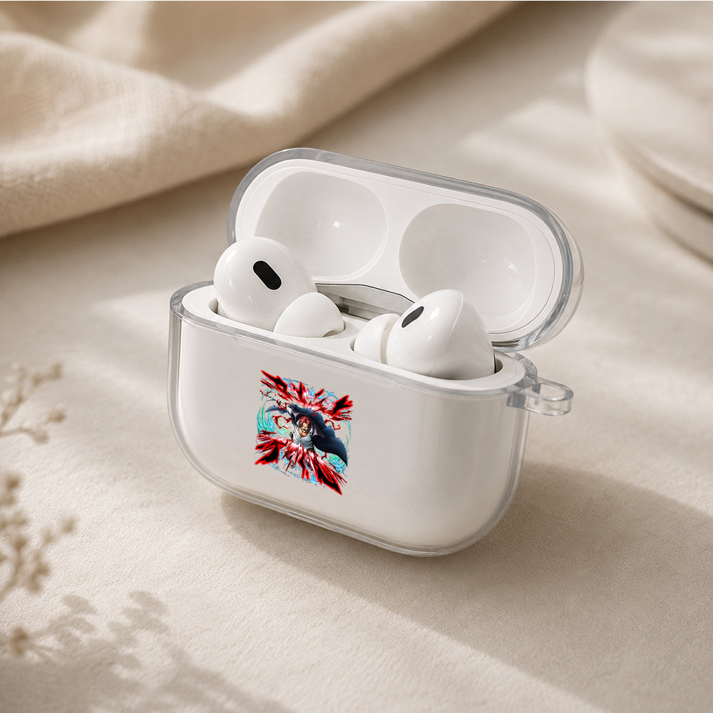 Shanks Red Haired Yonko Protective Apple AirPods Pro 3 Clear Case | Shockproof Cover