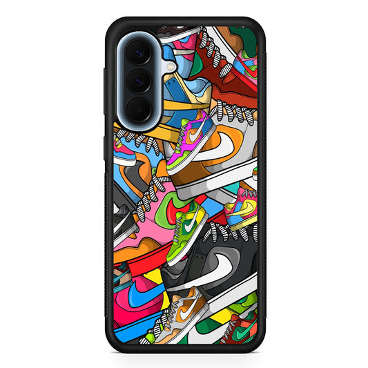 Nike Mix Shoes Samsung Galaxy A57 Case | Slim Samsung Galaxy A57 Protective Case