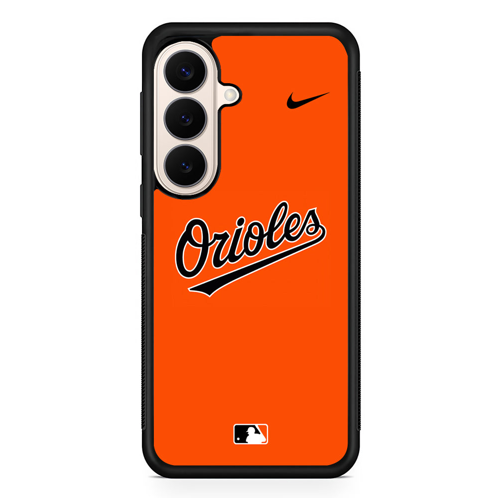 MLB Baltimore Orioles Orange Nike Samsung Galaxy S26 Case – Slim Protective Phone Cover