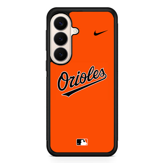 MLB Baltimore Orioles Orange Nike Samsung Galaxy S26 Case – Slim Protective Phone Cover