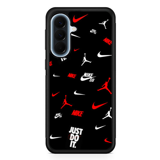 Nike Collage Emblem Jordan Samsung Galaxy A57 Case | Slim Samsung Galaxy A57 Protective Case