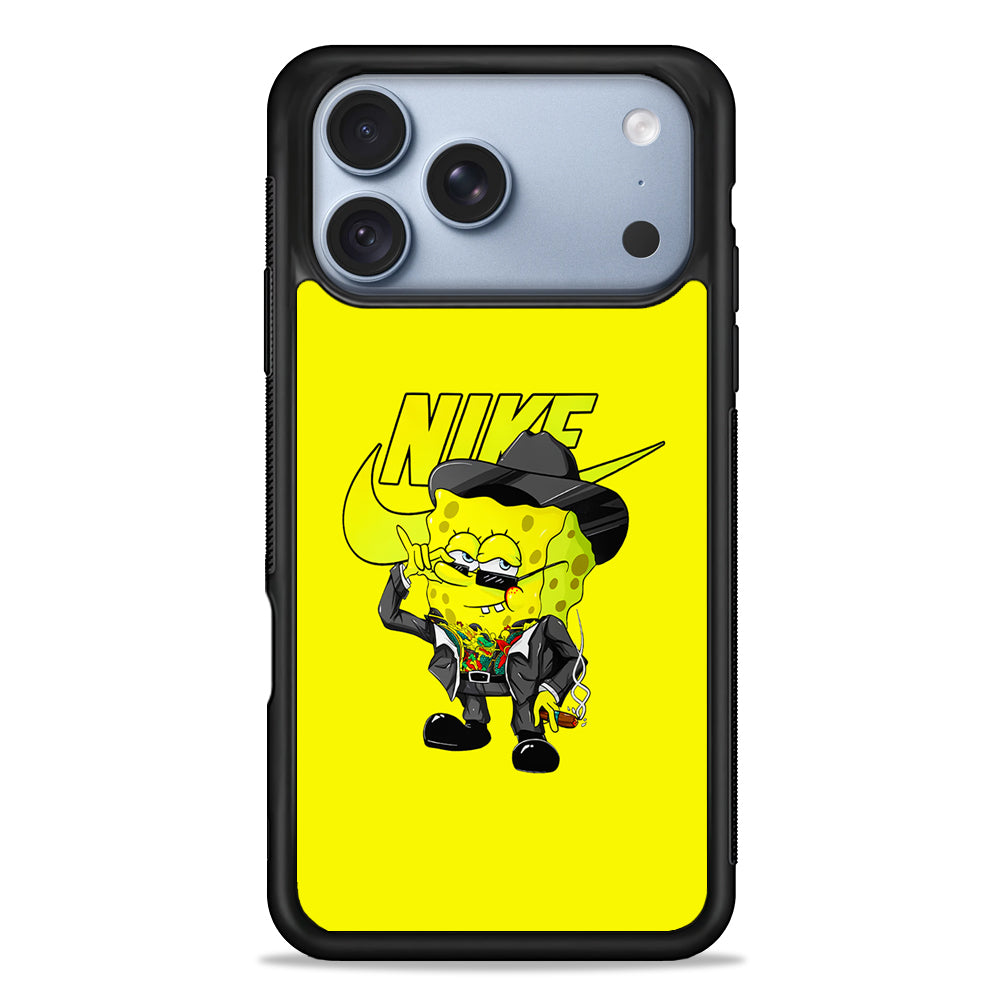 Nike Spongebob Executive iPhone 18 Pro Case - iPhone 18 Pro Silicone Case