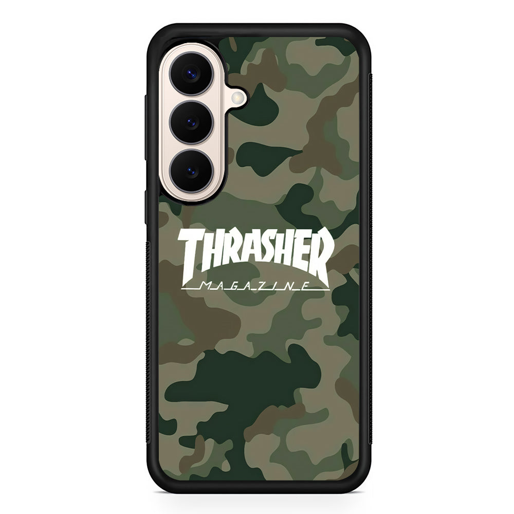 Thrasher Magazine Green Army Samsung Galaxy S26 Case – Slim Protective Phone Cover