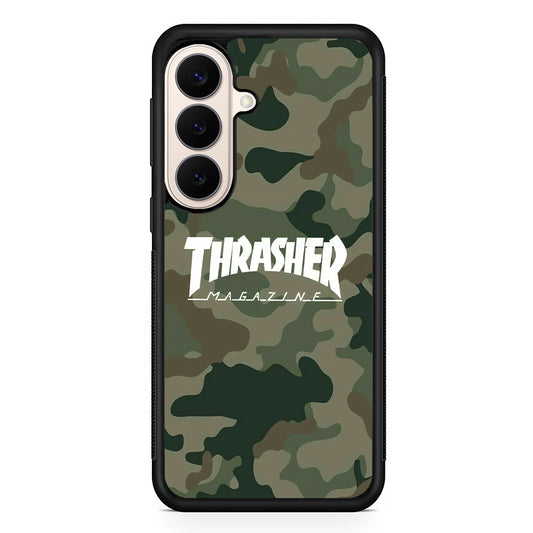 Thrasher Magazine Green Army Samsung Galaxy S26 Case – Slim Protective Phone Cover