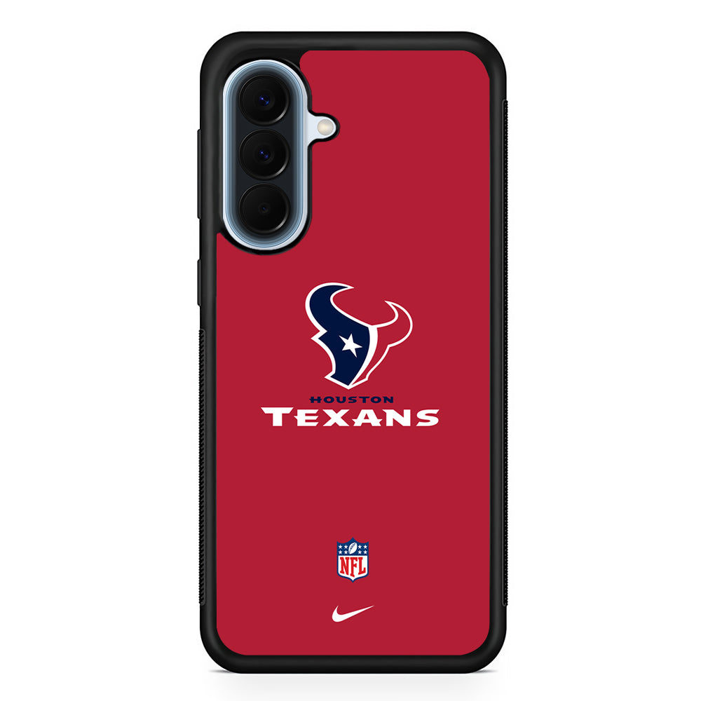 NFL Houston Texans Red Nike Samsung Galaxy A57 Case | Slim Samsung Galaxy A57 Protective Case